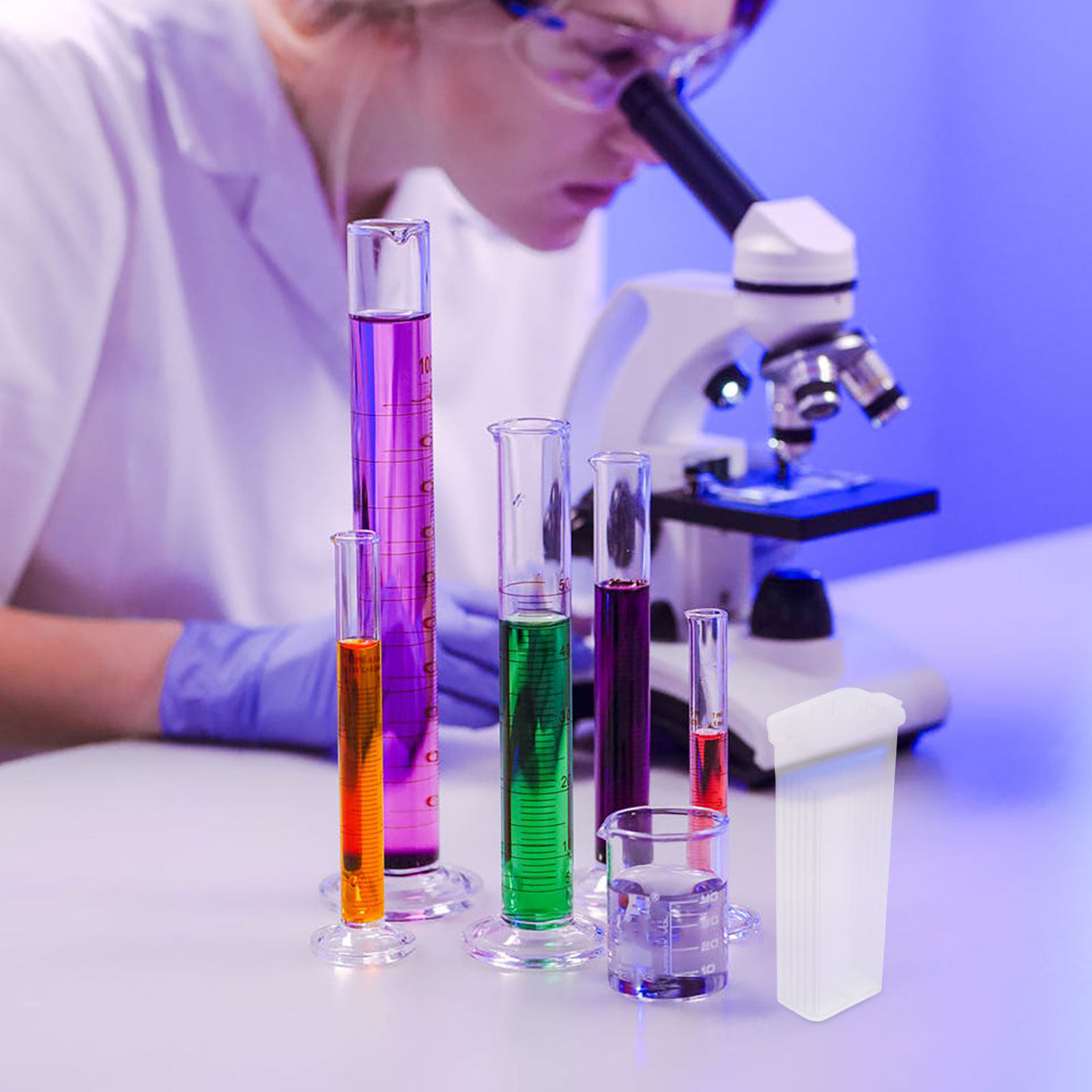 Pathology Slide Storage - 10 pezzi di scatole trasparenti per
