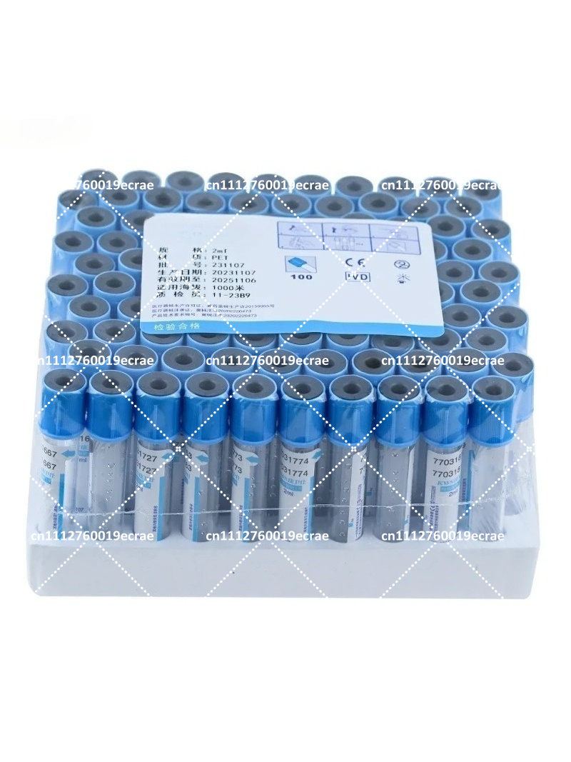 Blood Collection Tube - 100 Pezzi Tubi per Prelievo Sangue