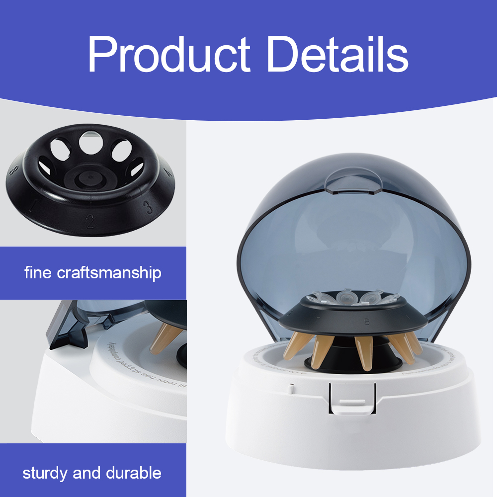 Blood Collection Tube - Mini centrifuga 7000 giri/min Microcentrifuga ad